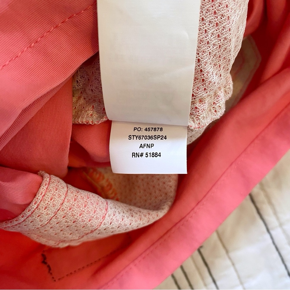 NWT Patagonia Kids 5” Baggies Lined Quick Dry Shorts Afternoon Pink sz Medium 10 - Picture 8 of 9